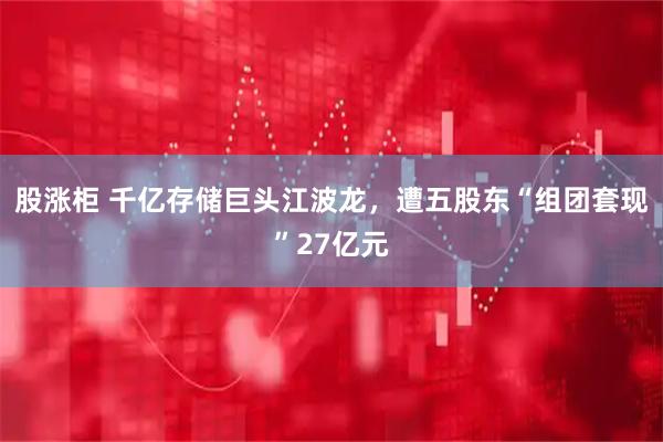 股涨柜 千亿存储巨头江波龙，遭五股东“组团套现”27亿元