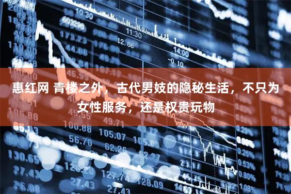 惠红网 青楼之外，古代男妓的隐秘生活，不只为女性服务，还是权贵玩物